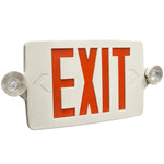 Thin LED Exit/Emergency Thermoplastic Combo, Red or Green