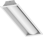 1x4 Foot Volumetric Troffer, 17 Watt, 120-277V, 2227 Lumens, 3000K, 3500K, 4000K or 5000K