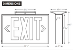 LED Steel Exit Sign, Single/Double Face
