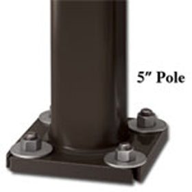5 Inch Steel Square Poles (25ft x 5in x 0.180in, N) WS-107507