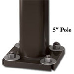 25 foot 5 Inch Steel Square Light Poles