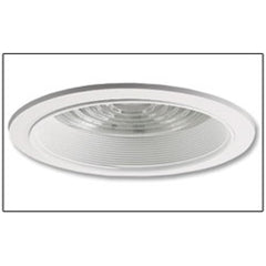 White Baffle with Fresnel Glass Lens-Horzontal CFL