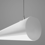8 FT LED Suspended Linear Fixture G2, 9600 Lumen Max, 80W, CCT Selectable, 120-277V, White or Black Finish