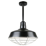 Quick Ship Hi-Lite 14" Warehouse Collection Stem Mount Pendant, H-QSN15114 Series Oil Rubbed Bronze Finish