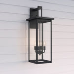 Millennium Lighting 4 Light Outdoor 27" Wall Sconce, Barkeley Collection