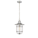 Millennium Lighting 1 Light Outdoor Hanging Lantern, Galvanized