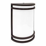 LED Indoor/Outdoor Wall Sconce, 15W, 980Lumens, 120V, CCT Selectable 2700K/3000K/3500K/4000K/5000K, Black, Silver, or Oil-Rubbed Bronze