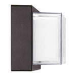 LED Square Mini Wall Light, 3 Watt, 200 Lumens, 12V, CCT Selectable 3000K/4000K/5000K, Dark Bronze Finish