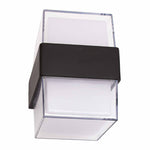 LED Square Mini Up/Down Wall Light, 6 Watt, 400 Lumens, 12V, CCT Selectable 3000K/4000K/5000K, Dark Bronze Finish