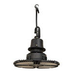 LED UFO High Bay Lamp, 12,000 Lumens, 100 Watt, 120-277V, 5000K, Black Finish