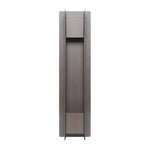 Crest Collection Passage Trim Wall Sconce, 1800 Lumens, 100-277V, 5/10/15/20W Selectable, 3000K, 4000K, or 5000K, Dark Bronze or Silver