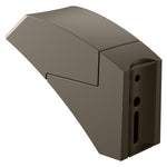 Post Disk Light With Pole and Wall Mount, 9000 Lumens, 18W/30W/45W/60W Selectable, 120-277V, CCT Selectable 3000K/4000K/5000K, Bronze Finish