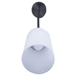 LED 4" Glass Pendant With 6FT Adjustable Rod Pendant Light, 12W, 720LM, 120V, CCT Selectable 2700K/3000K/35000K/4000K/5000K, Black or Brushed Nickel Finish