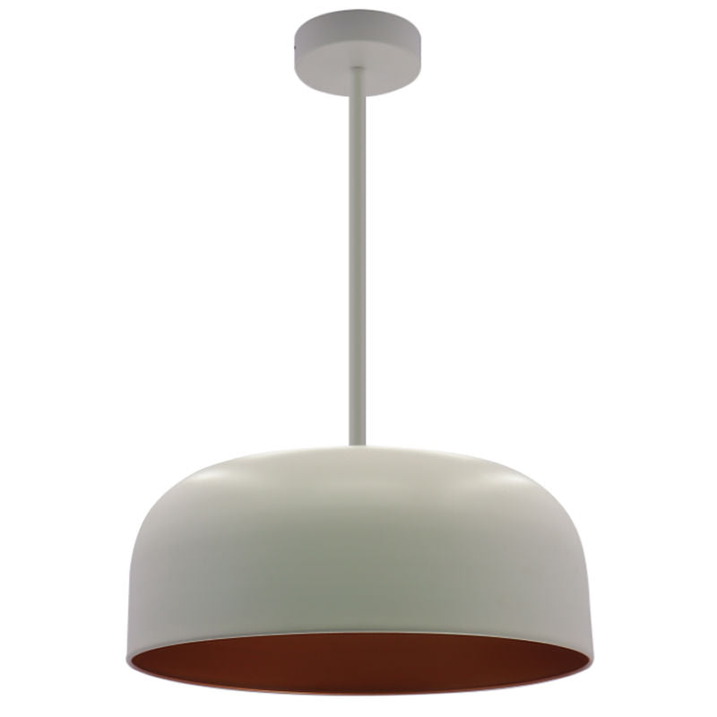 LED 24" Pan Pendant With 6FT Adjustable Rod Pendant Light, 40W, 2800LM, 120V, CCT Selectable 2700K/3000K/35000K/4000K/5000K, White Gold or Black Gold Finish