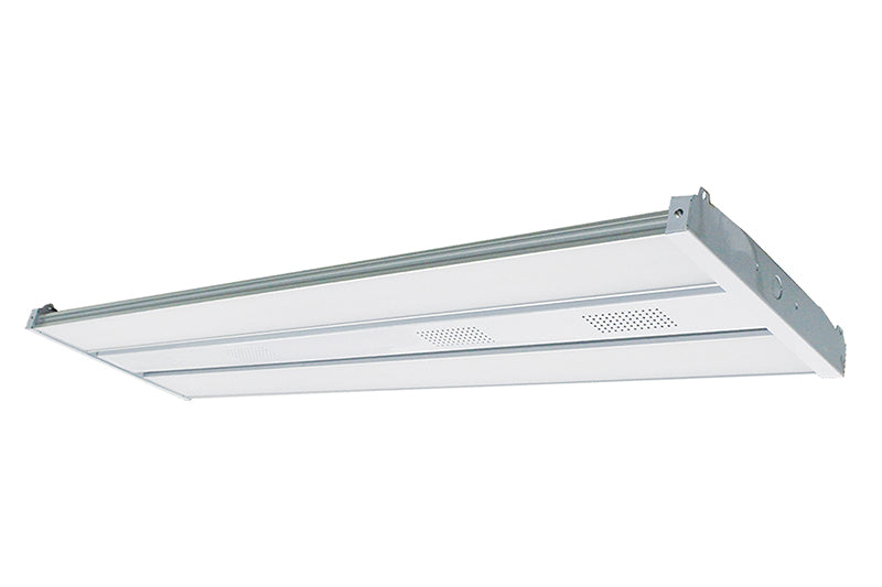 4ft Linear High Bay, 31,000 Lumens, 100W/150W/200W Selectable, 120-277V, 4000K or 5000K CCT, White Finish