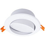 4" LED Adjustable Ultra Slim Recessed Light, 630 Lumens, 9 watt, CCT Selectable 27000K/3000K/3500K/4000K/5000K, 120V, Wet Locations