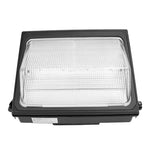 LED Non-Cutoff Wall Pack with Emergency Backup, 80W/100W/120W Selectable, 16,800 Lumens, 120-277V, CCT Selectable 3000K/4000K/5000K, Dark Bronze Finish