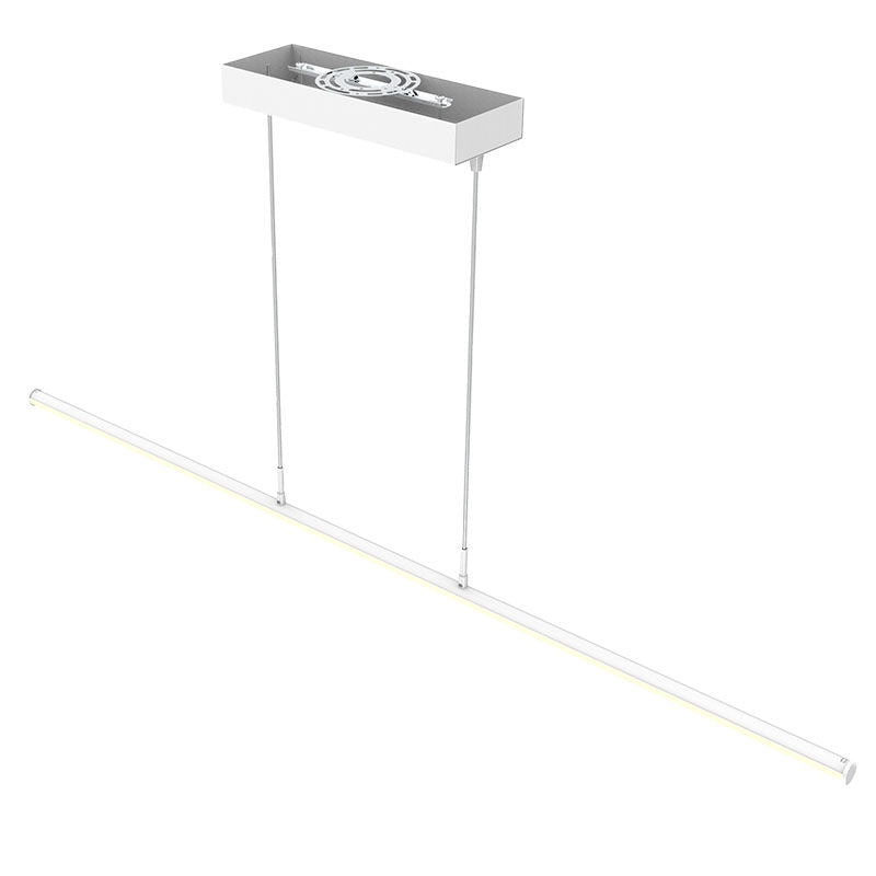 8' LED Direct Linear Fixture, 6,300 Lumens, 40W/50W/60W Selectable, 120-277V, CCT Selectable 3000K/3500K/4000K, White or Black Finish