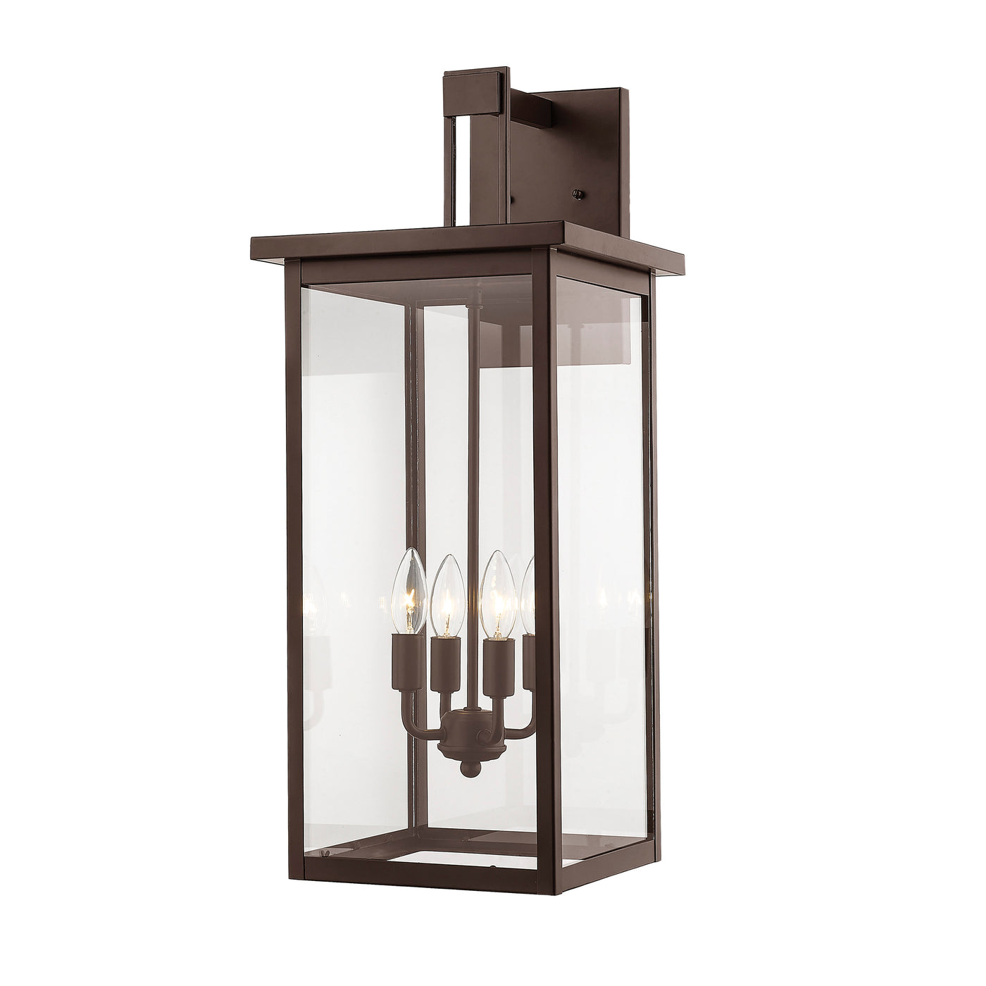 Millennium Lighting  4 Light Outdoor 27" Wall Sconce, Barkeley Collection