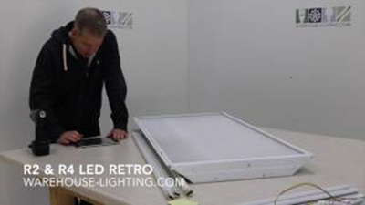 How to Retrofit Troffers with LED Magnetic Strip Retrofit kits
