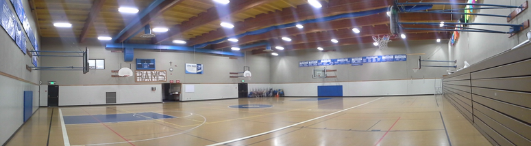 Holy Rosary Parish & School Gym Lighting 50% Savings on Energy Usage