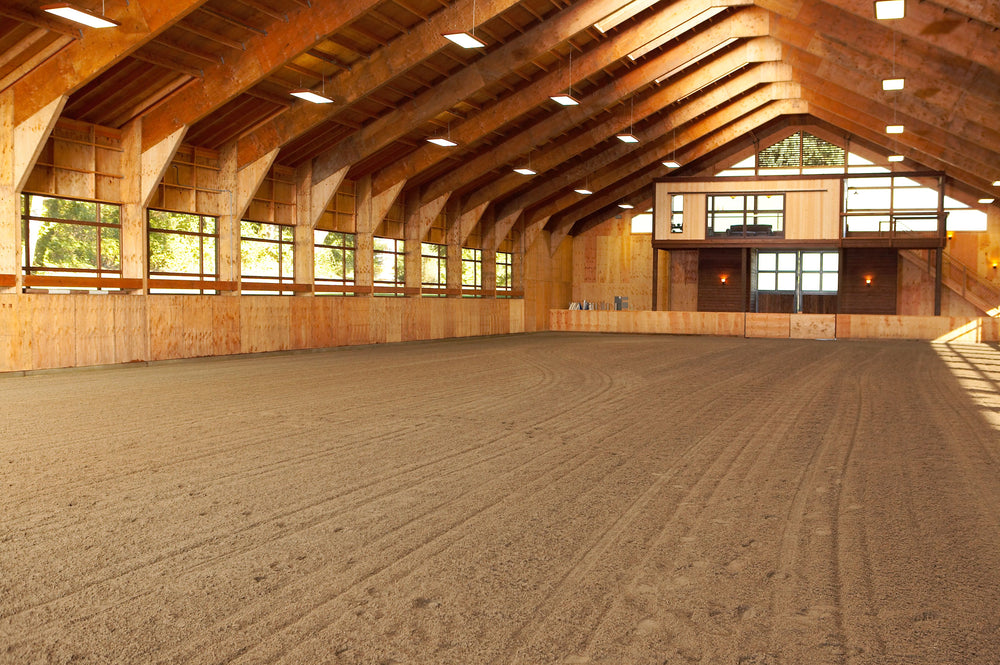 Indoor riding arena lighting