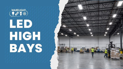 LED high bay light fixture for warehouses, gyms and factories