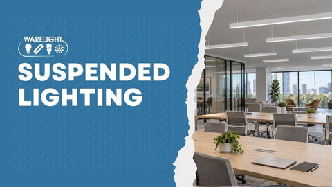WareLight suspended LED linear and pendant lighting fixtures