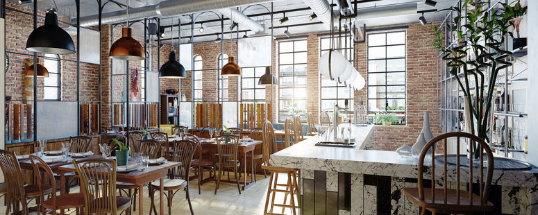 Types of lights in restaurants