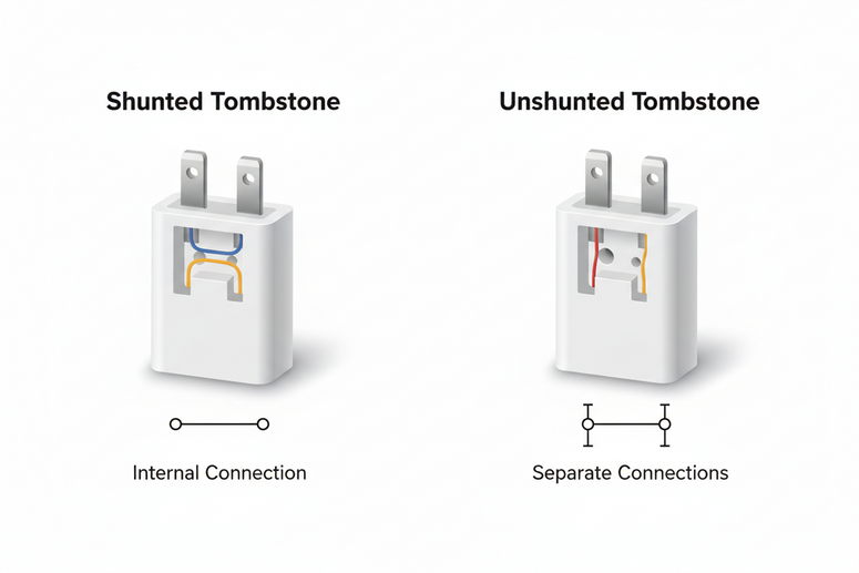Shunted or Unshunted Tombstones?