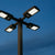 Quad Head Light Pole Kit