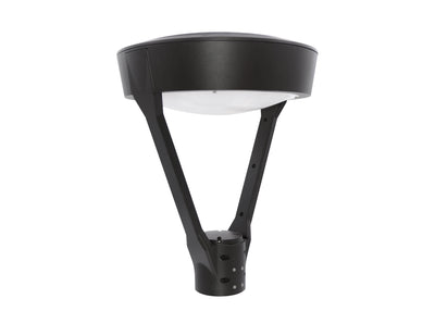 LED Post Top Light, 10400 Lumen Max, Wattage and CCT Selectable, Integrated Photocell, 120-277V