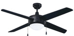 Europa 4-Blade LED Ceiling Fan, 50" Sweep, 120V