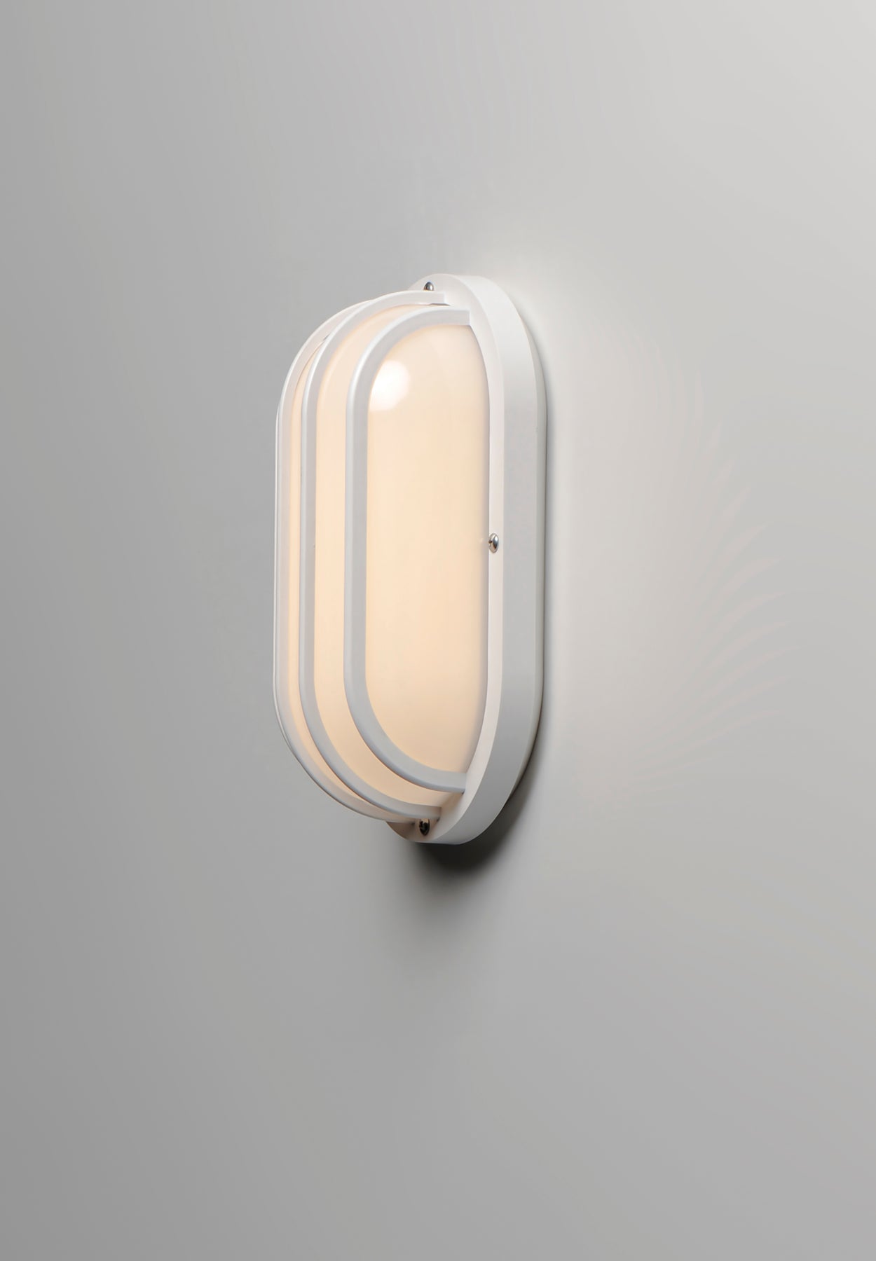 Bulwark 1-Light Outdoor Wall Sconce, Black or White