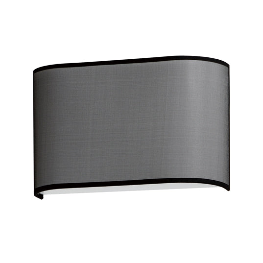 Prime 13" Wide LED Wall Sconce, 680 lumens, 10W, 3000K CCT, 120-277V, White Linen, Oatmeal, Black Organza or Grass Cloth Finish