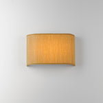 Prime 13" Wide LED Wall Sconce, 680 lumens, 10W, 3000K CCT, 120-277V, White Linen, Oatmeal, Black Organza or Grass Cloth Finish