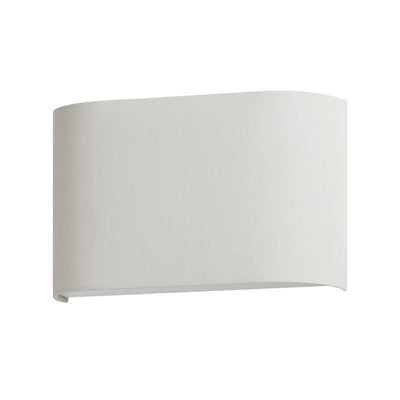 Prime 13" Wide LED Wall Sconce, 680 lumens, 10W, 3000K CCT, 120-277V, White Linen, Oatmeal, Black Organza or Grass Cloth Finish