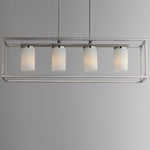 Lateral 4-Light Linear Pendant, Black or Satin Nickel
