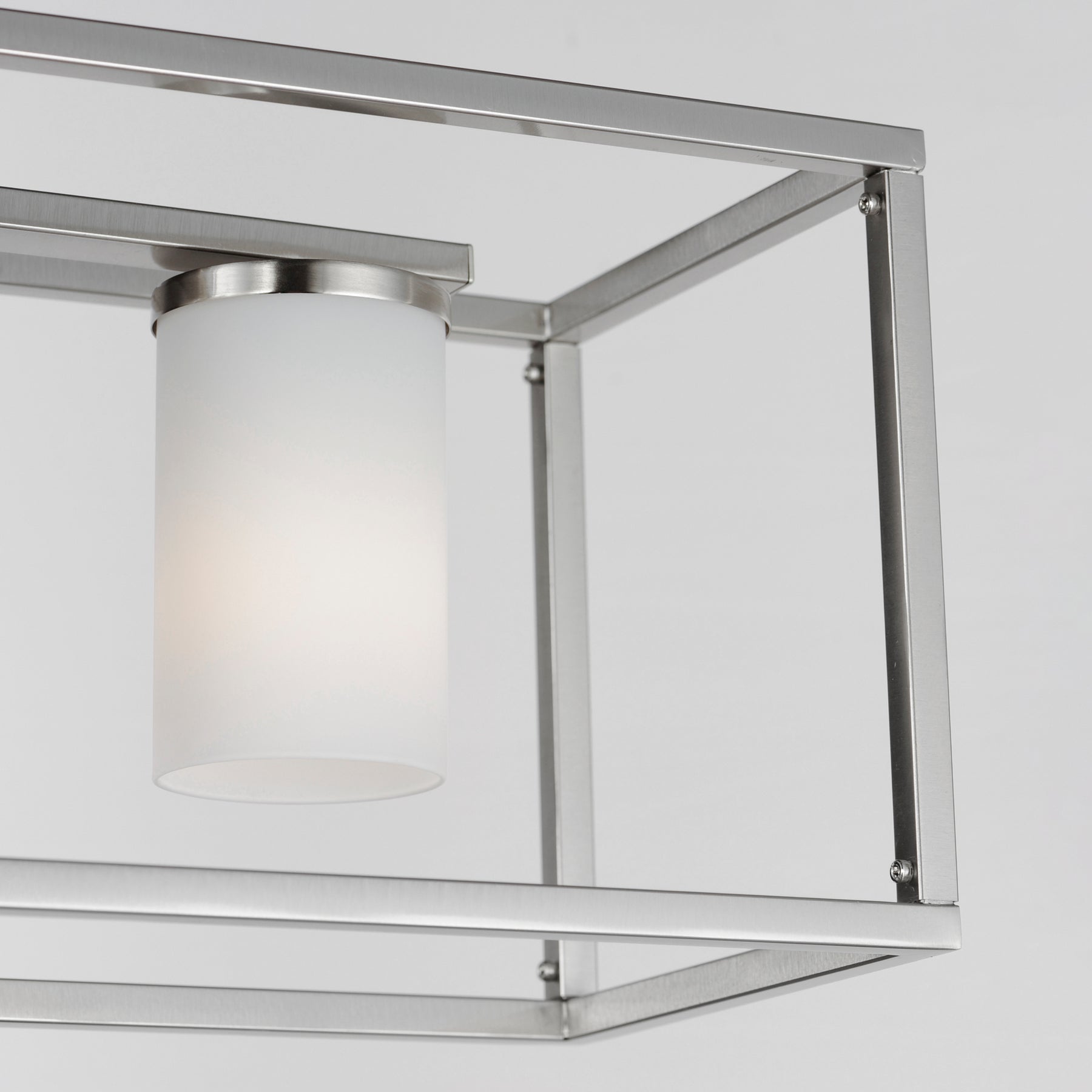 Lateral 4-Light Linear Pendant, Black or Satin Nickel