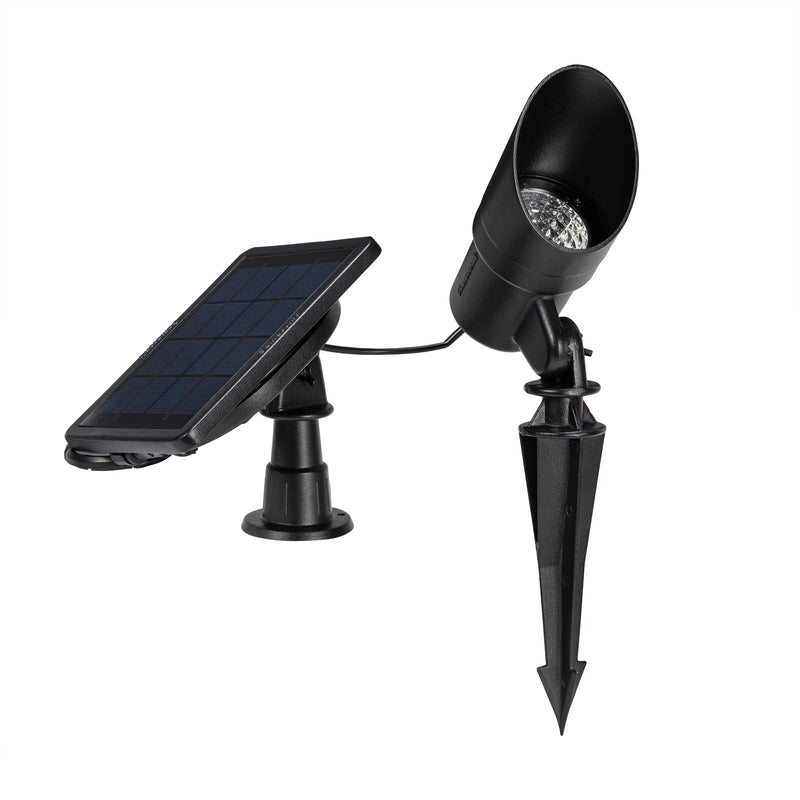 Tri-Color Progressive Outdoor Solar LED Spotlight