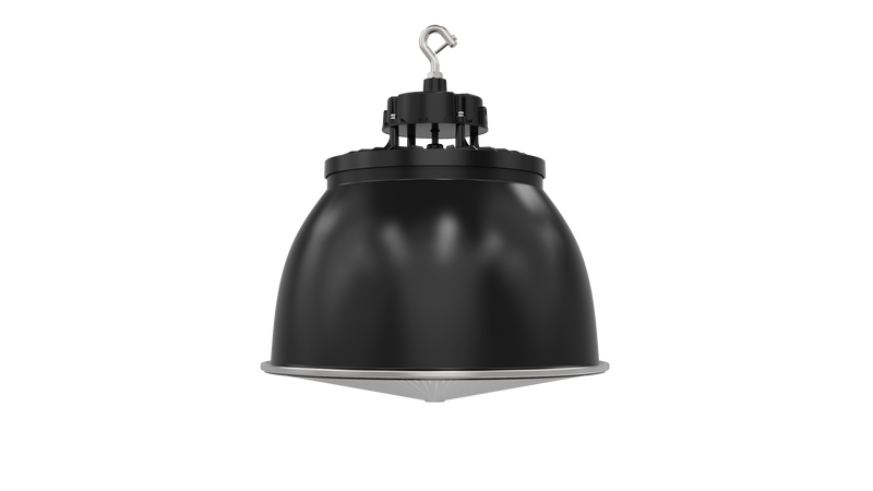 Aries G4 LED UFO High Bay, 24,000 Lumen Max, Wattage and CCT Selectable,  Black Finish, Comparable to 320-400 Watt HID Fixture, 120-277V