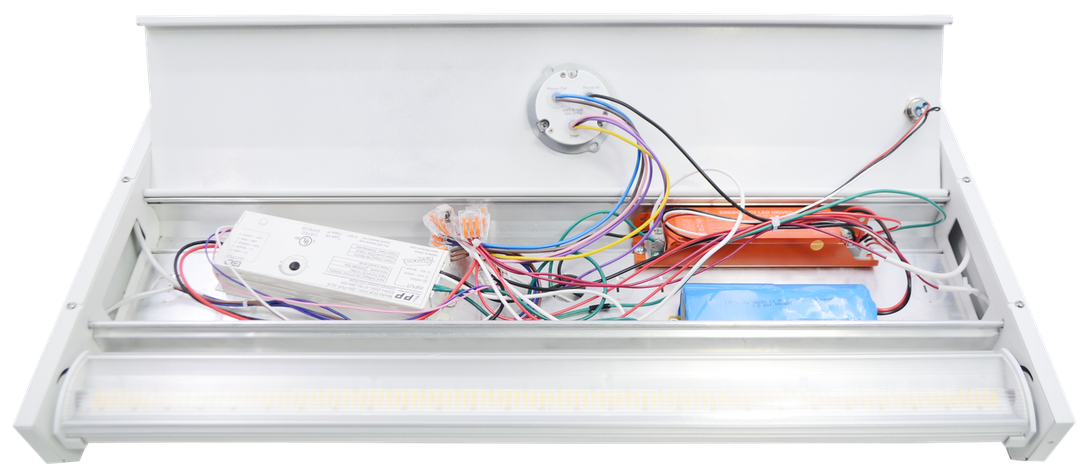 2FT LED Rotating Linear High Bay, 26,191 Lumen Max, Wattage and CCT Selectable, 120-277V