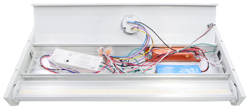 2FT LED Rotating Linear High Bay, 26,191 Lumen Max, Wattage and CCT Selectable, 120-277V