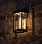 Modern Farmhouse Solar Wall Light