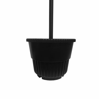 Triple Head Solar LED Lamp and Post Set with Round Planter, 90 Lumens, 2700K CCT