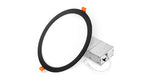 12" LED Round Recessed Mini Panel, 24W, CCT Selectable, 120V, Black or White