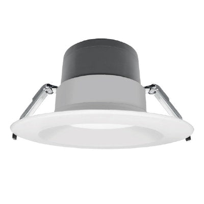 8" Commercial Downlight - Power + CCT Selectable, 120/277V, Dimmable, White Finish