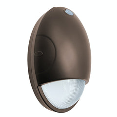 LED Wall Pack, CCT Selectable, 15W, 1950 Lumens, Integrated Photocell, Emergency Backup Option, 120-277V