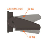 LED Full Cut Off Adjustable Wall Pack, 8450 Lumen Max, Wattage and CCT Selectable, Integrated Photocell, 120-347V