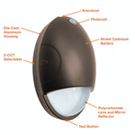 LED Wall Pack, CCT Selectable, 15W, 1950 Lumens, Integrated Photocell, Emergency Backup Option, 120-277V